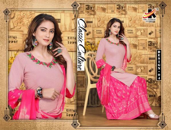 The Fashion Studio Nafisa Rayon Embroidery Designer Readymade Salwar Collection